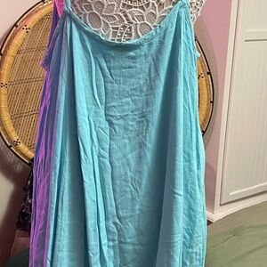 Torrid Blue Midi Dress with pockets